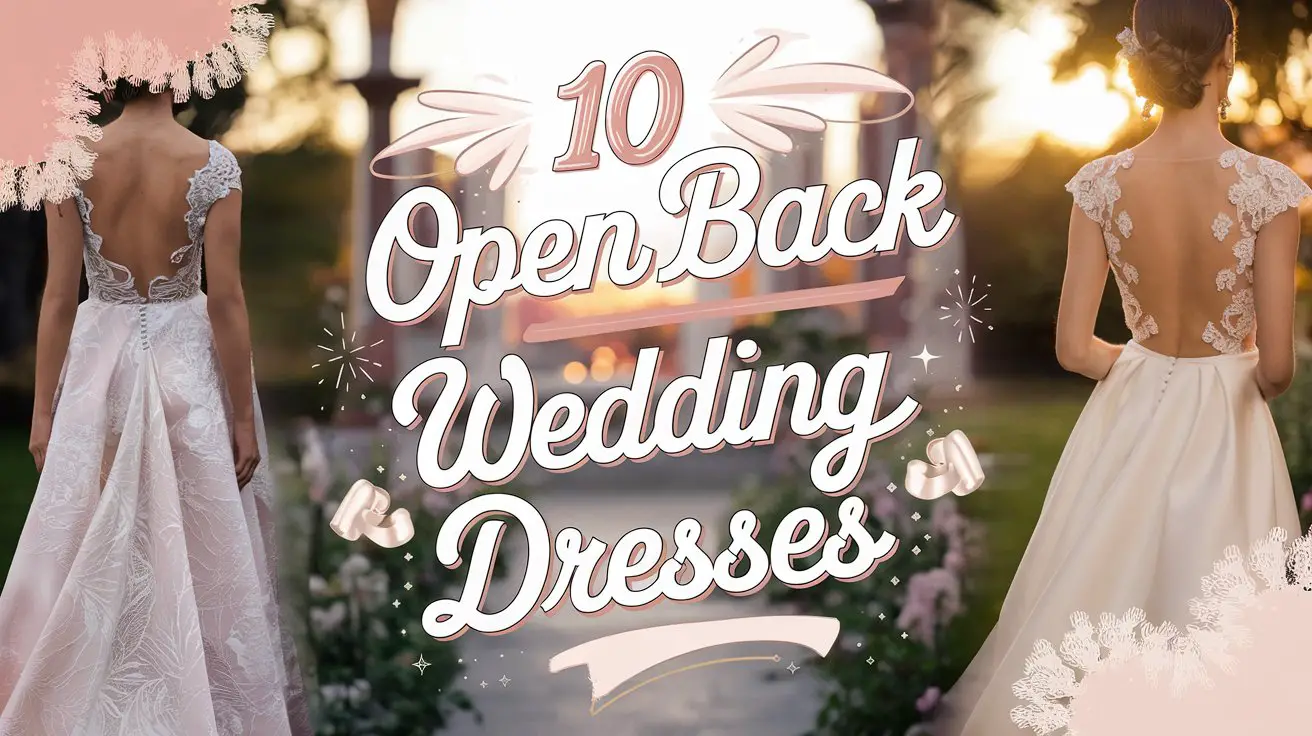 Open Back Wedding Dresses: 10 Stunning Styles Every Bride Needs to See