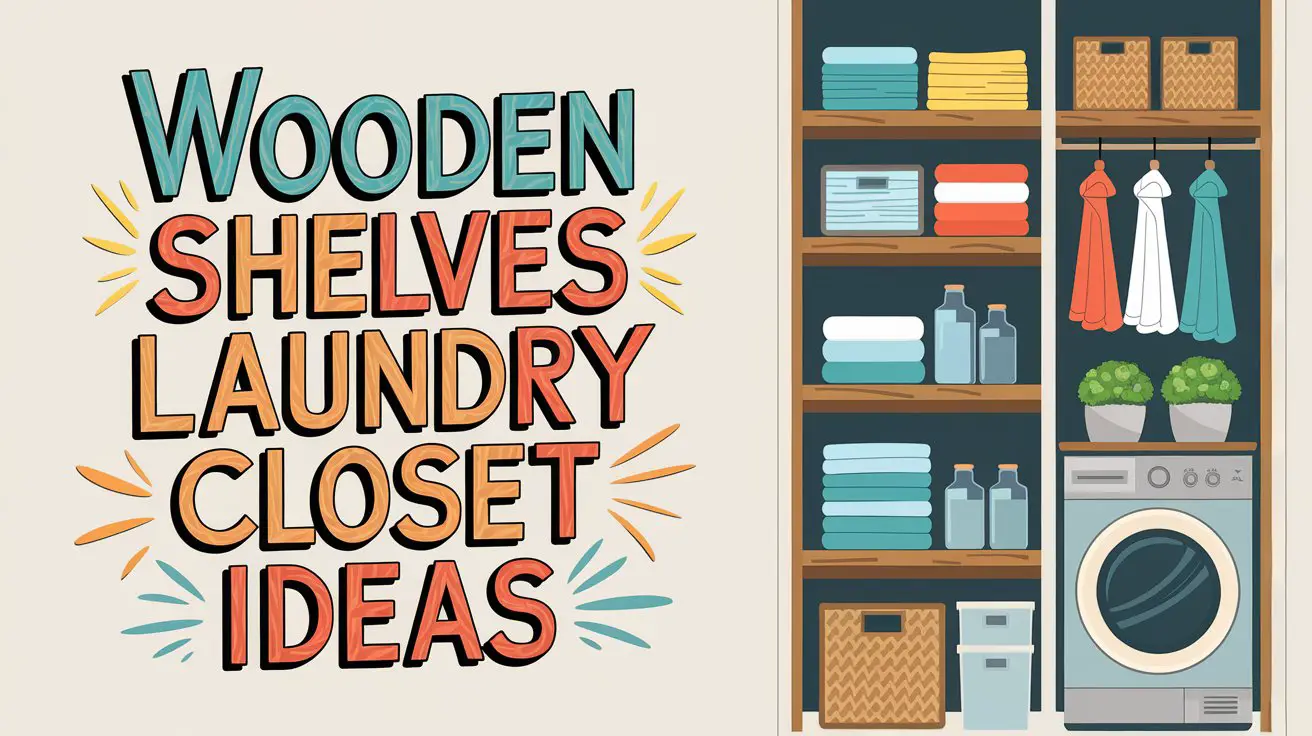 Wooden Shelves Laundry Closet Ideas: 10 Stunning Ways to Organize and ...