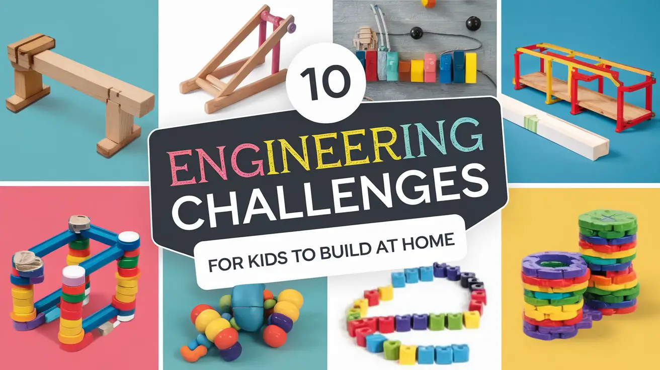 10 Engineering Challenges for Kids to Build at Home